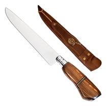 Faca Artesanal Lâmina Aço Inox 9 Polegadas Com Cabo Madeira Guajuvira Faca Para Churrasco Cozinha Culinária Profissional Presente