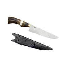 Faca Artesanal Ponta Larga 10 37cm Cabo Madeira Imbuia sg 09.10