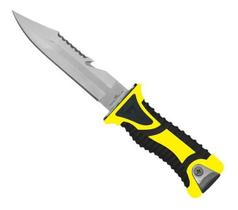 Faca Balleno Ntk Mergulho Cabo Emborrachado Com Capa / Case