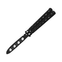 Faca Borboleta De Aço Inoxidável Para Iniciantes CSGO Balisong Treinador Faca De Prática De Quatro Faca Borboleta De Aço Inoxidável Para Iniciantes CSGO Balisong Treinador Faca De Prática De Quatro