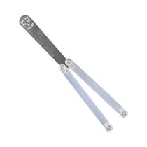 Faca Borboleta De Plástico Com Impressão UV Para Iniciantes, Espada De Brinquedo Elegante Para