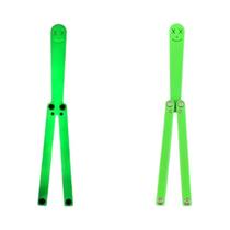 Faca Borboleta De Plástico Com Impressão UV Para Iniciantes, Espada De Brinquedo Elegante Para