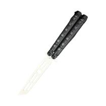 Faca Borboleta Portátil Dobrável Para Prática, Faca De Jogo Ao Ar Livre Sem Lâmina