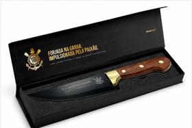 Faca Brasfoot Steel Gold Corinthians Cod. 18097 Faca Brasfoot Steel Gold Corinthians Cod. 18097