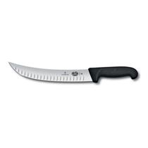Faca Butcher Lâmina Curva com Sulcos Fibrox 25 cm 5.7323.25 - Victorinox