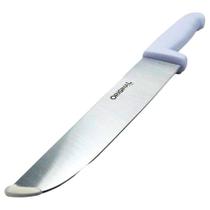Faca Cabo Branco Nylon de 10" - Açougueiro Churrasco Cozinha Carne Aço Inox Prime Confort Profissional Blanc - PANAMI Faca Cabo Branco Nylon de 10" - Açougueiro Churrasco Cozinha Carne Aço Inox Prime Confort Profissional Blanc - PANAMI