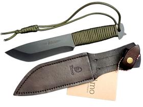 Faca Caça Custom Tática Militar Floresta N3 Paracord 7 Pol