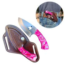 Faca Campeira Boiadeira Terra Boa, Aço inox 420 + Bainha em couro Faca Campeira Boiadeira Terra Boa, Aço inox 420 + Bainha em couro