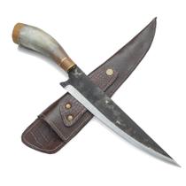 Faca Campeira Chifre Bovino Brut Forge 9'' Cutelaria Ramin