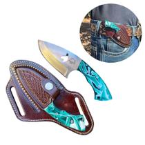 Faca Campeira Terra Boa, Aço inox 420 + Bainha em couro Faca Campeira Terra Boa, Aço inox 420 + Bainha em couro