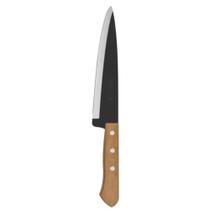 Faca Carbono Tramontina Cabo De Madeira Peixeira 5"