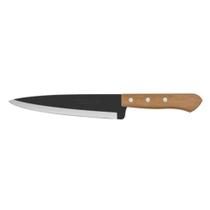 Faca Carbono Tramontina Cabo De Madeira Peixeira 7"