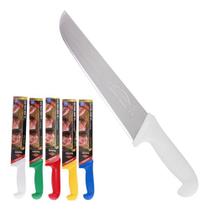 Faca Carne Açougue Churrasco Profissional 10 Corneta Premium Cor Branco