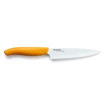Faca Ceramica Kyocera Lamina Branca 4.5 Cabo Amarelo Utility Ergonomic Color