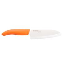 Faca Cerâmica Kyocera Lâmina Branca 5.5 Pol. Cabo Laranja Santoku Ergonomic Color Faca Cerâmica Kyocera Lâmina Branca 5.5 Pol. Cabo Laranja Santoku Ergonomic Color