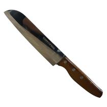 Faca Chef 29cm Lâmina em Aço inox com Cabo de Madeira