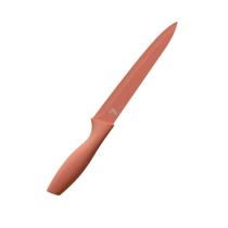 Faca Chef Cozinha Aço Inox Premium Profissional Rosa