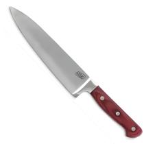 Faca Chef Cozinha Mulituso 8" Monobloco Cabo Madeira MTA