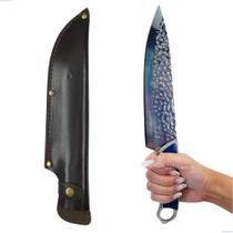 Faca Chef Full Tang com Lâmina Inoxidável e Design Elegante, Ideal para Churrascos e Cozinha SLKAF74