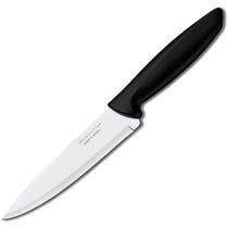 Faca Chef Plenus Lâmina Aço Inox 6 Polegadas Cabo Polipropileno Preta Tramontina