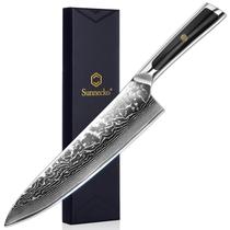 Faca Chef Sunnecko 8" Aço Damasco VG10 Japonês Faca Chef Sunnecko 8" Aço Damasco VG10 Japonês