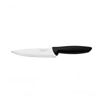 Faca Chef Tramontina Em Aço Inox 6" Preto Plenus Faca Chef Tramontina Em Aço Inox 6" Preto Plenus