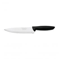 Faca Chef Tramontina Em Aço Inox 7" Preto Plenus Faca Chef Tramontina Em Aço Inox 7" Preto Plenus