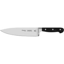 Faca Chef Tramontina Lâmina de Inox Century 8'' Preto