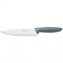 Faca Chef Tramontina Plenus 7" Aço Inox Cabo Cinza