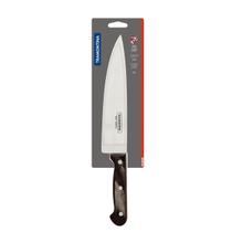 Faca Chef Tramontina Polywood Aço Inox Castanho 8"