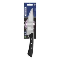 Faca Chef Tramontina Solutta Com Lâmina Em Aço Inox E Cabo Em Policarbonato Preto 6 Polegada Faca Chef Tramontina Solutta Com Lâmina Em Aço Inox E Cabo Em Policarbonato Preto 6 Polegada