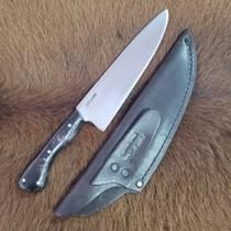 Faca Chefe Laminada 8", em Aço Carbono 5160