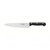 Faca Chefe Tramontina Ultracorte 8" Inox Preta Faca Chefe Tramontina Ultracorte 8" Inox Preta