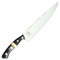 Faca cheff artesanal 9" fulltang cabo em chifre Faca cheff artesanal 9" fulltang cabo em chifre
