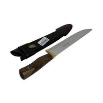 Faca Churrasco 8 Polegadas Cabo Em Madeira de Guajuvira