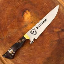 Faca Churrasco Cozinha Times de Futebol Lâmina Inox Time:Flamengo