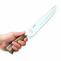 Faca Churrasco Inox 3mm 10P Cabo Poker com Caixa Madeira Faca Churrasco Inox 3mm 10P Cabo Poker com Caixa Madeira