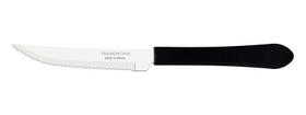 Faca Churrasco Inox 4" Leme Preto Tramontina