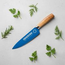 Faca Churrasco Inox Cabo Madeira Cruzeiro Cabuloso Presente