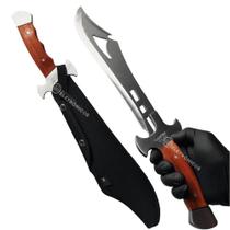 Faca Com Bainha 50cm Ideal Para Pescador Caça Camping Pesca Super Resistente SLKA64 Faca Com Bainha 50cm Ideal Para Pescador Caça Camping Pesca Super Resistente SLKA64