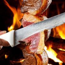 Faca com Cabo Branco Nylon de 8" - Açougueiro Churrasco Cozinha Carne Aço Inox Prime Confort Profissional Blanc - PANAMI