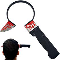 Faca Com Sangue Acessorio Cabelo Susto Halloween Plástico Faca Com Sangue Acessorio Cabelo Susto Halloween Plástico