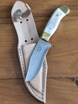 Faca Companheira Mini Bowie 4 Pol Aço Inox 420c Osso Bovino