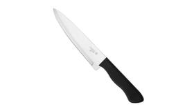Faca Cozinha Açougueiro Profissional 8 Aço Inox Cor Preto