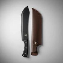 Faca Cozinha Churrasco Profissional Aço Inox 9,5 Polegadas Caça Durável Resistente Cabo Preto Prática Faca Cozinha Churrasco Profissional Aço Inox 9,5 Polegadas Caça Durável Resistente Cabo Preto Prática