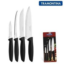 Faca cozinha kit 4 peças plenus tramontina