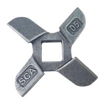 Faca cruzeta para moedor de carne 05 rt aço carbono