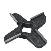 Faca cruzeta simples de moedor de carne boca 9 aço carbono