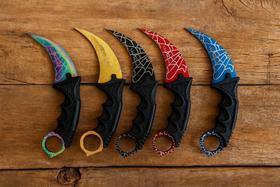 Faca Curvada Spider Full Tang Com Bainha Luatek SLK-D87