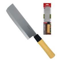 Faca Cutelo 7 Asia Churrasco Japonesa Sashimi Sushi Aço Inox